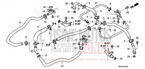 TUYAU D'EAU GL1800A5 de 2005
